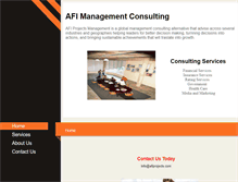 Tablet Screenshot of afiprojects.com